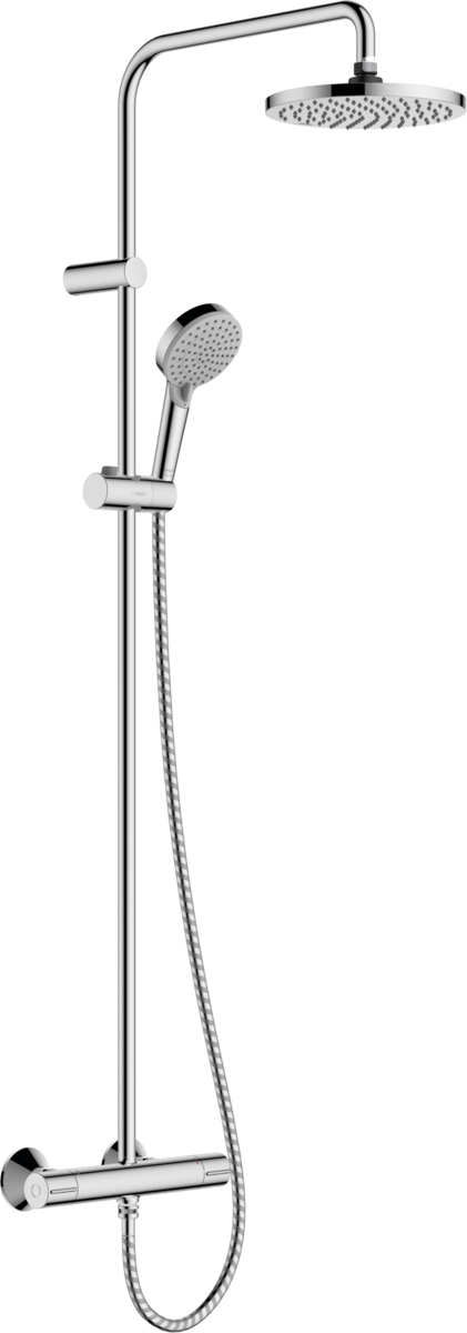 26276000 HG Vernis Blend Showerpipe 200 термостатическая душевая система, фото 1